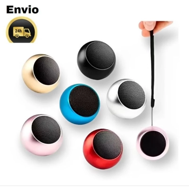 Mini Speaker Tws, Alto Falante Em Metal Com Bluetooth