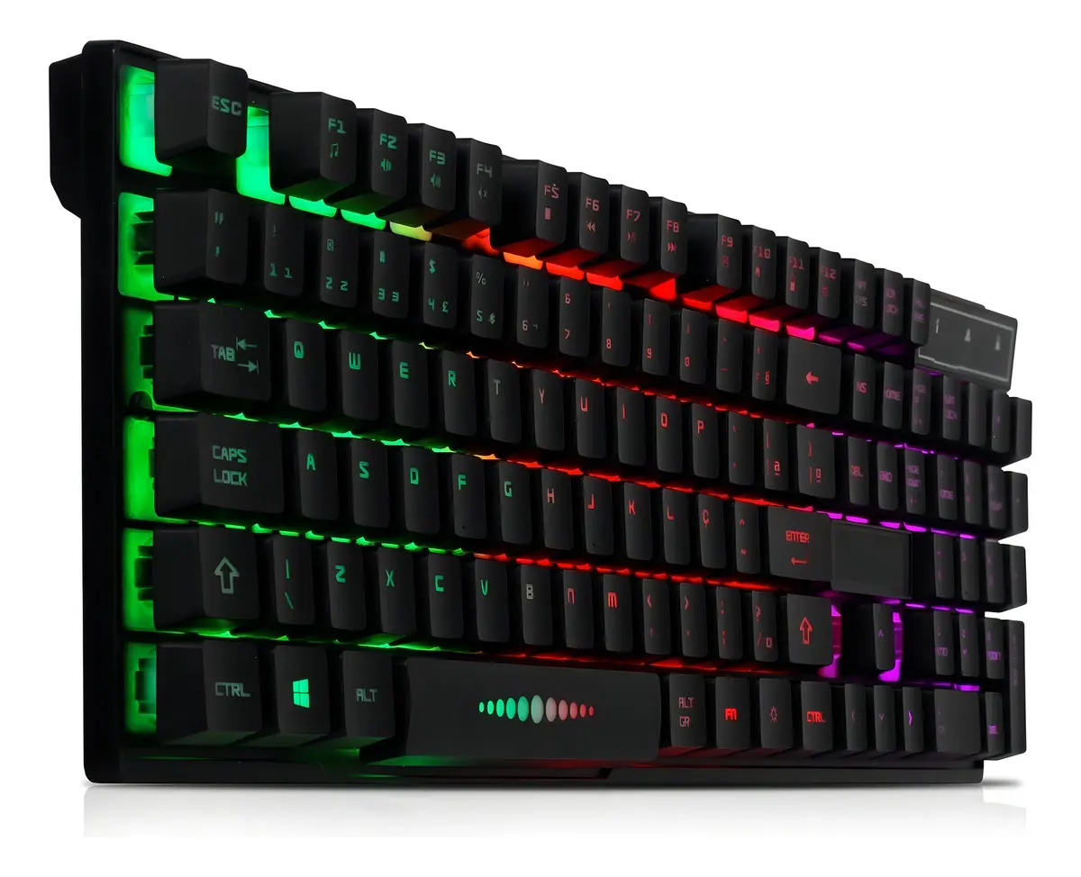 Teclado Batler Gamer Com Led Rgb Exbom Bk-151C - imagem 8