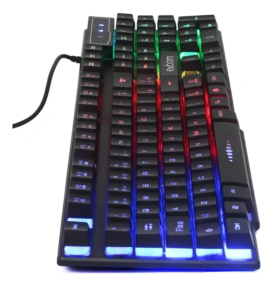 Teclado Batler Gamer Com Led Rgb Exbom Bk-151C - imagem 3
