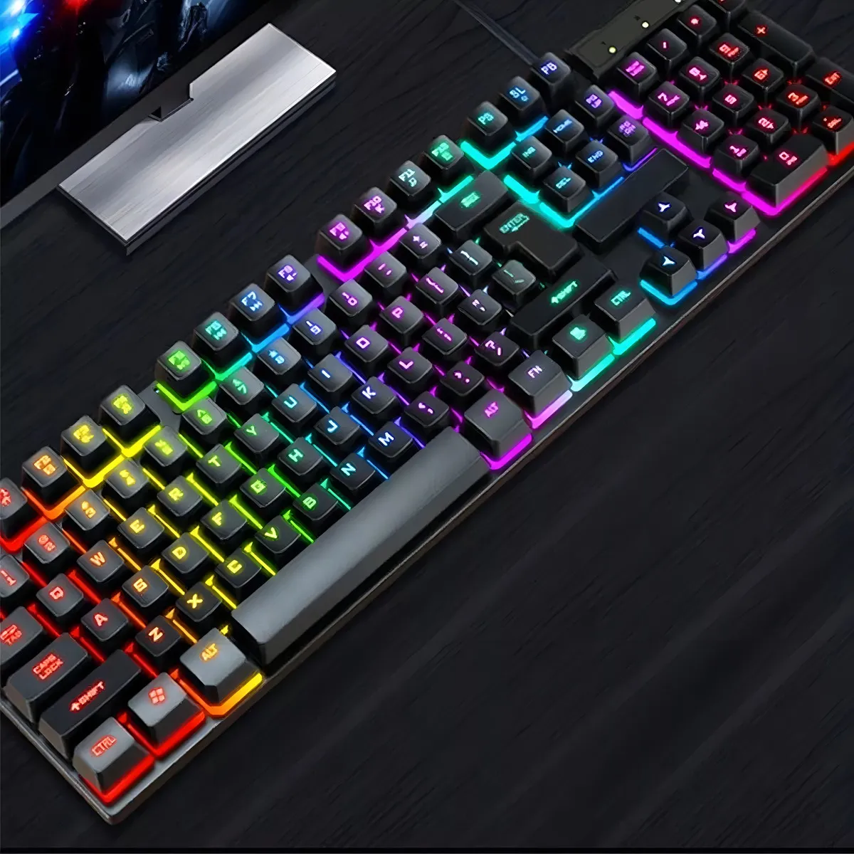 Teclado Batler Gamer Com Led Rgb Exbom Bk-151C - imagem 7