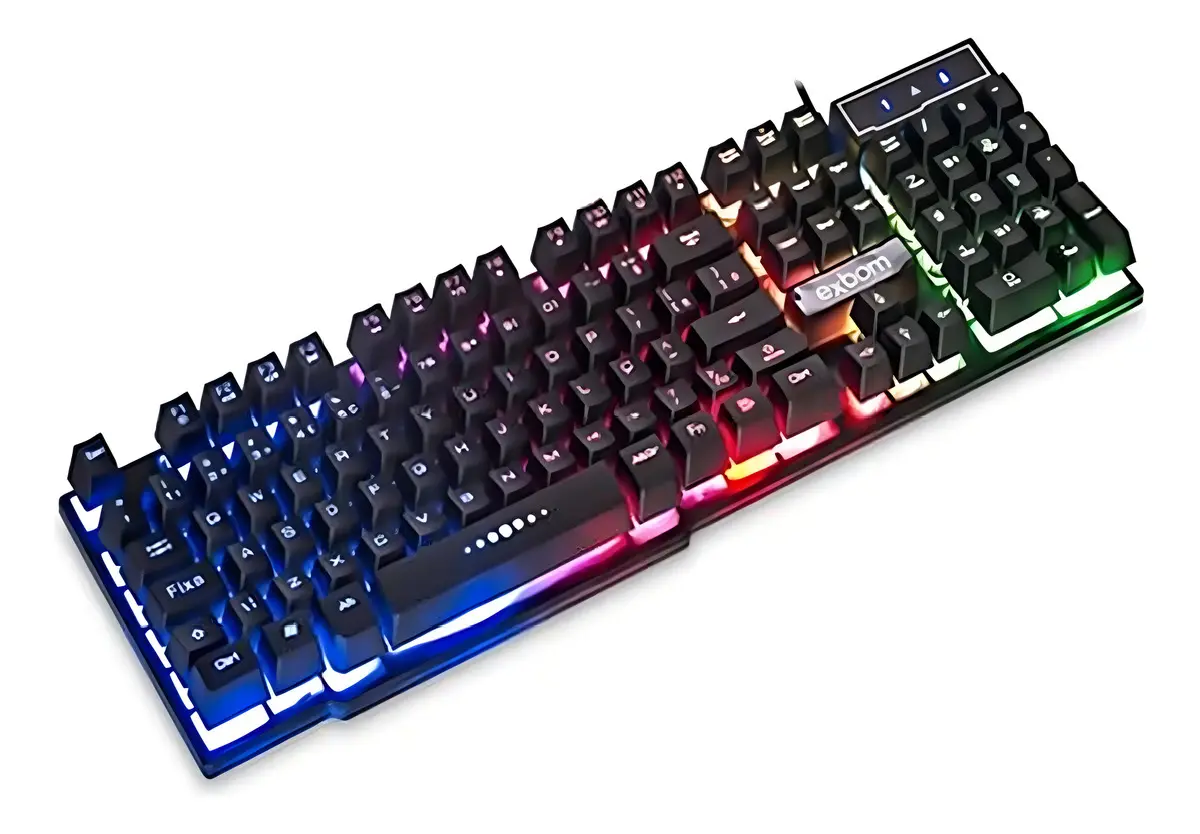 Teclado Batler Gamer Com Led Rgb Exbom Bk-151C - imagem 5