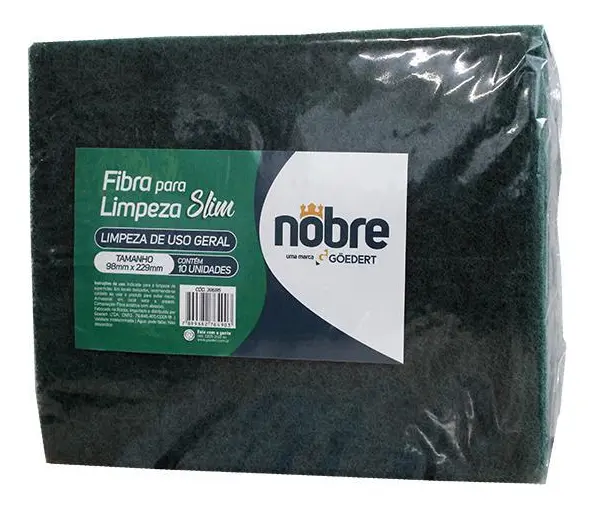 Fibra Para Limpeza De Uso Geral Nobre Goedert Verde C/ 20 Un K6022 - imagem 3