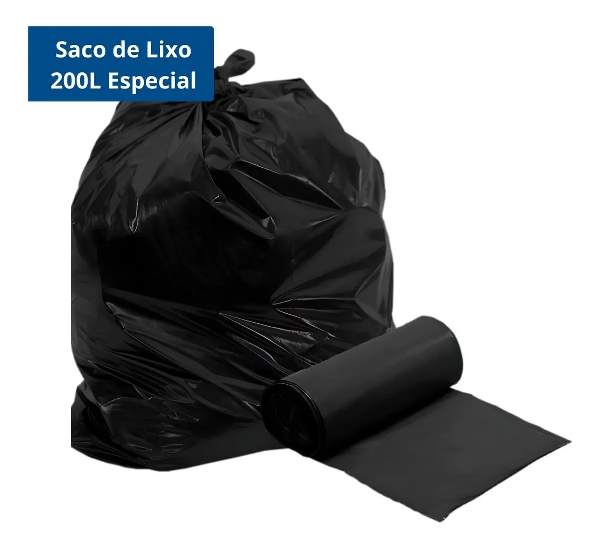 Saco De Lixo 200 Litros Reforçado, Embalagem Com 100 Unidades - imagem 3