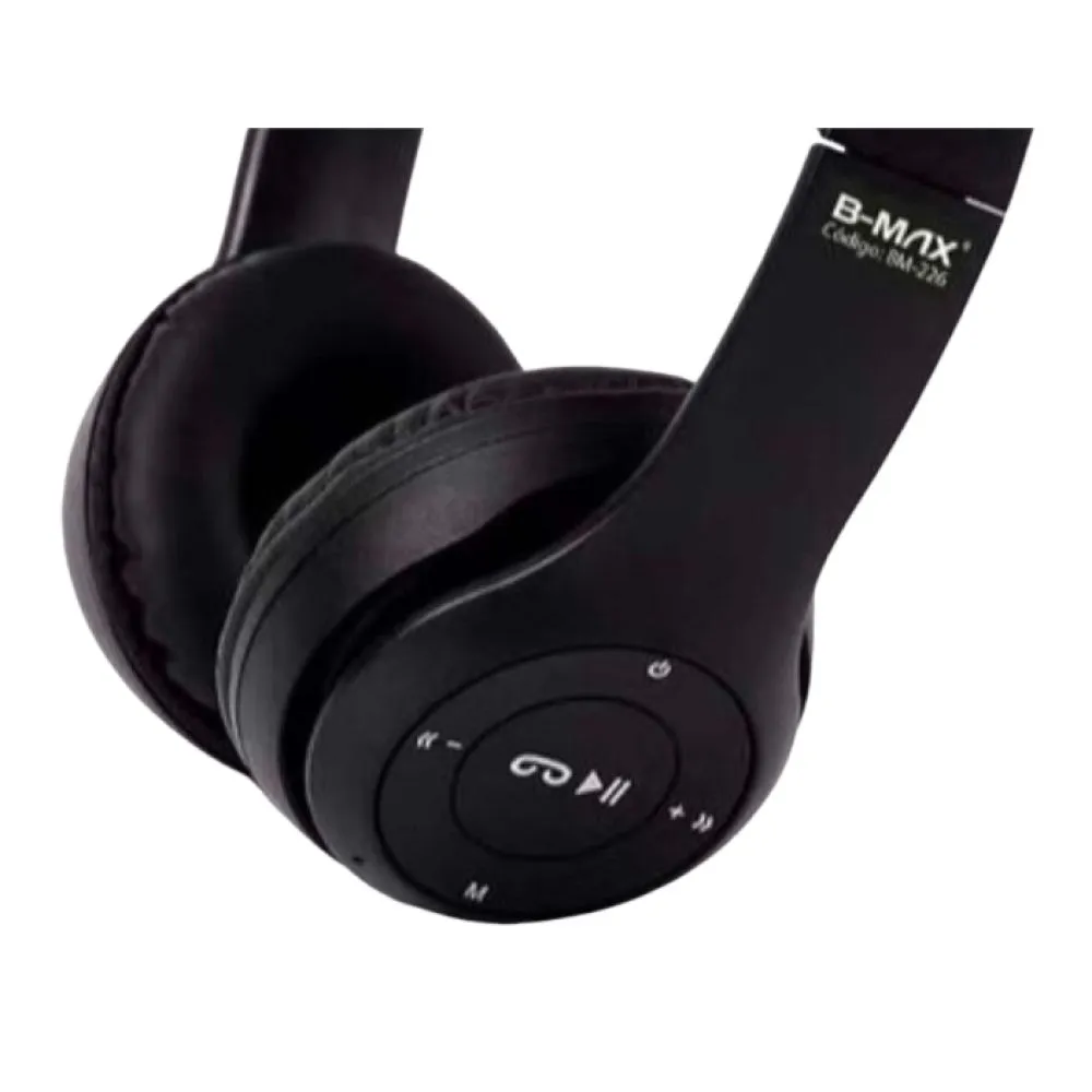 Fone De Ouvido Recarregável Bluetooth 5.0 B-Max Bm-226 Preto - imagem 4