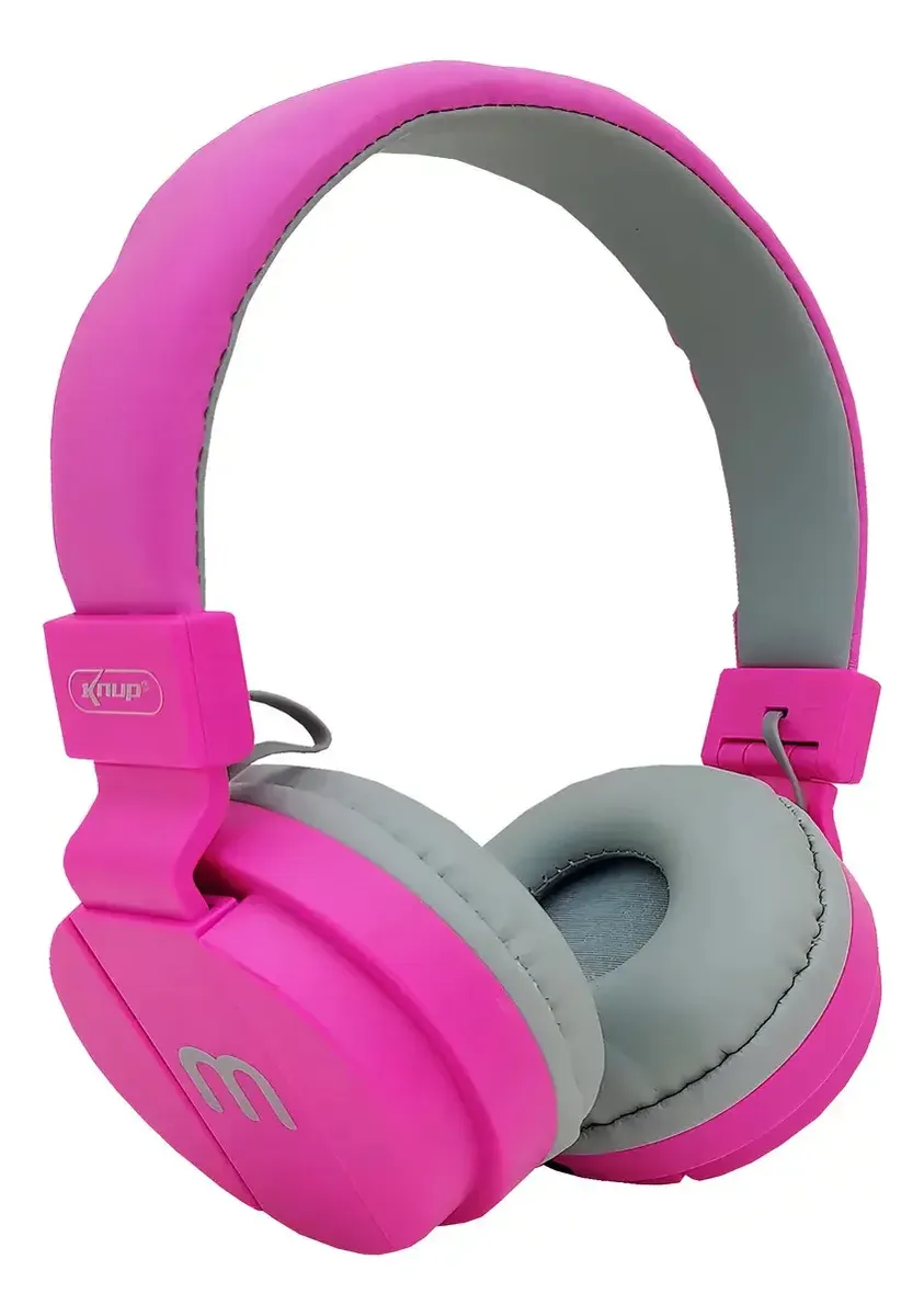 Fone De Ouvido Com Microfone Kp - 428 Rosa - imagem 3