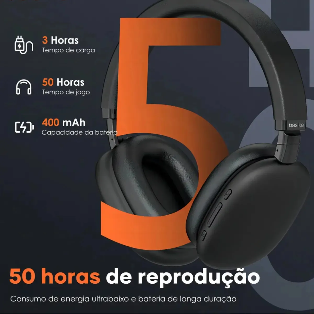 Fone De Ouvido Headset Bluetooth 5.3 B-Max Bm-223 - imagem 7