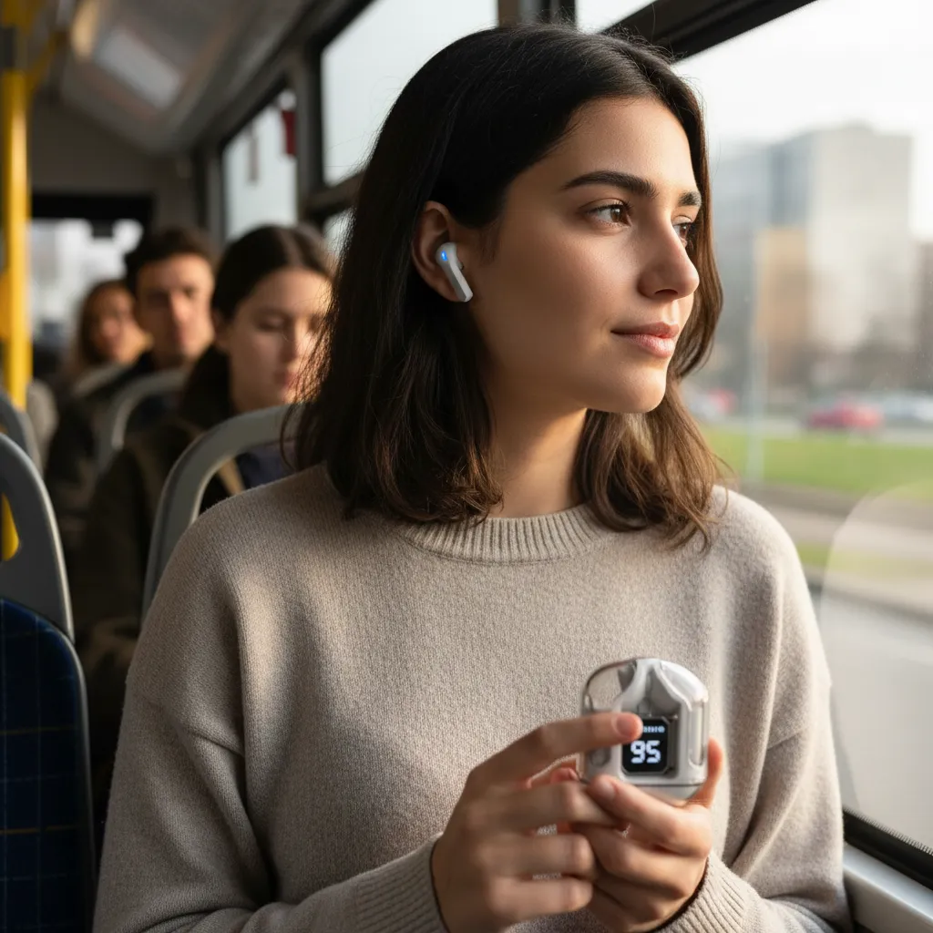 Fone De Ouvido Sem Fio B-Max Bm-228 Bluetooth 5.3 Led - imagem 4