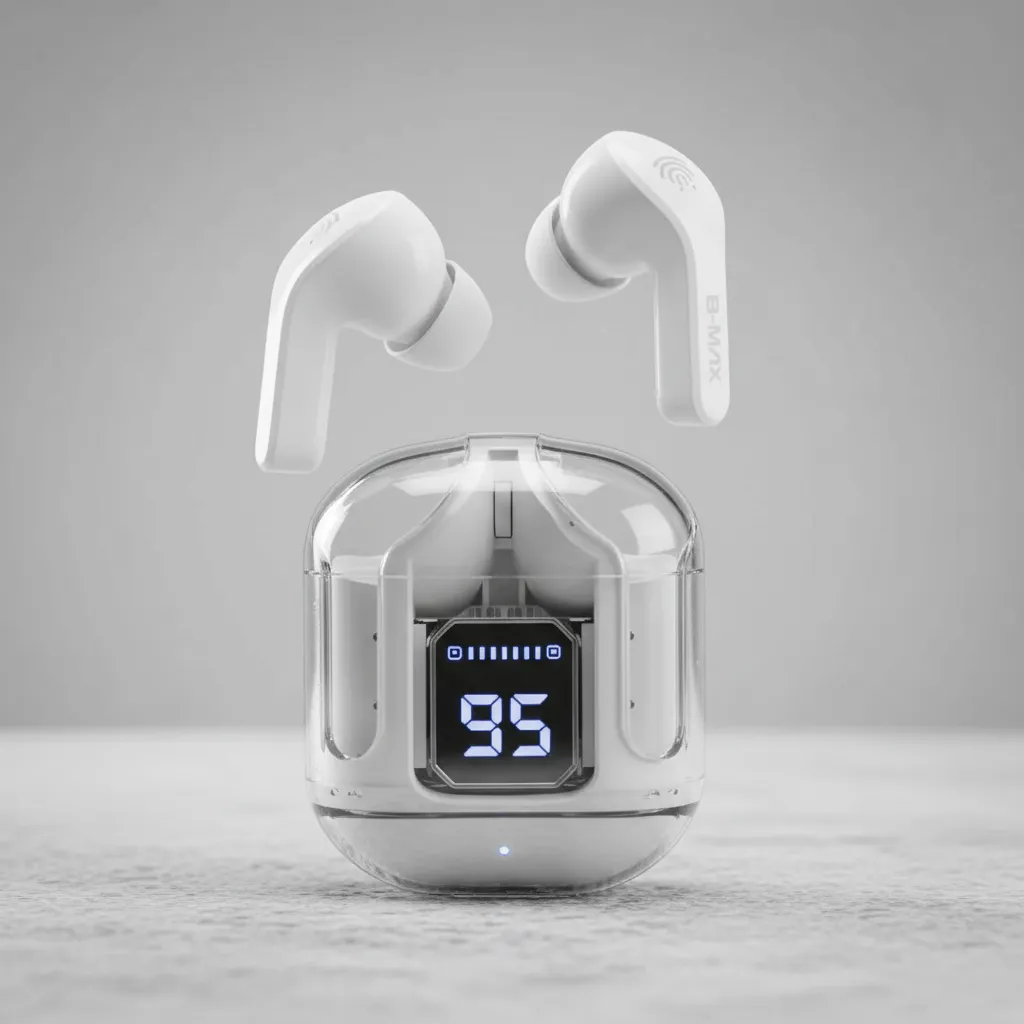 Fone De Ouvido Sem Fio B-Max Bm-228 Bluetooth 5.3 Led - imagem 3