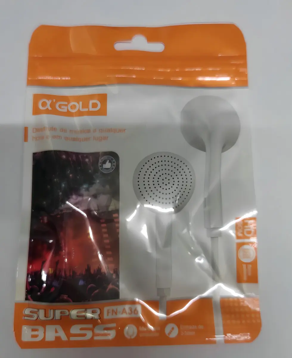 Fone De Ouvido P3Com Microfone A´gold Fn-A36