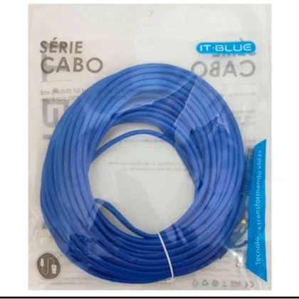 Cabo De Rede  Rj45 10M Clipado Cat5 It-Blue Le-304