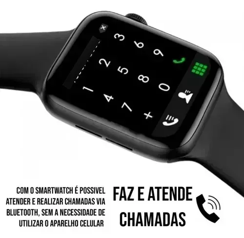Relógio Inteligente Smartwatch Com 7 Pulseiras Revenger Rtg-W63 - imagem 7