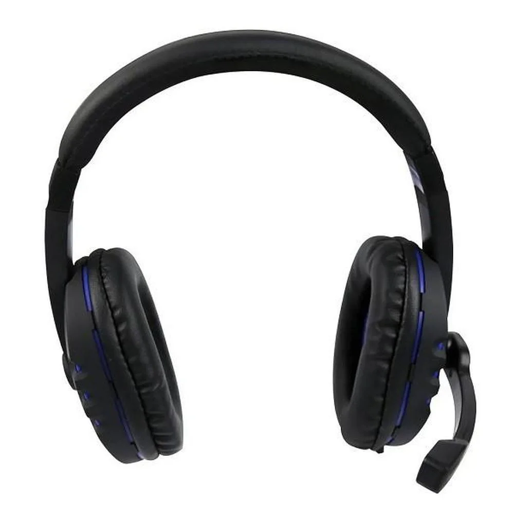 Headset Gamer Bit Usb Oex Hs-206  Preto/Azul - imagem 2
