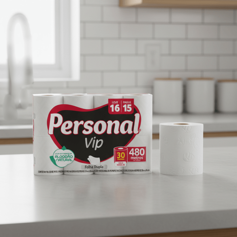 Papel Higiênico Personal Vip Com 16 Rolos (Pague 15 Leve 16) - imagem 2