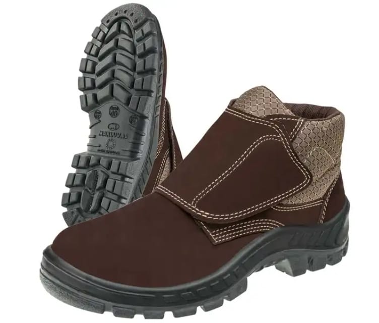 Botina nobuck velcro marluva