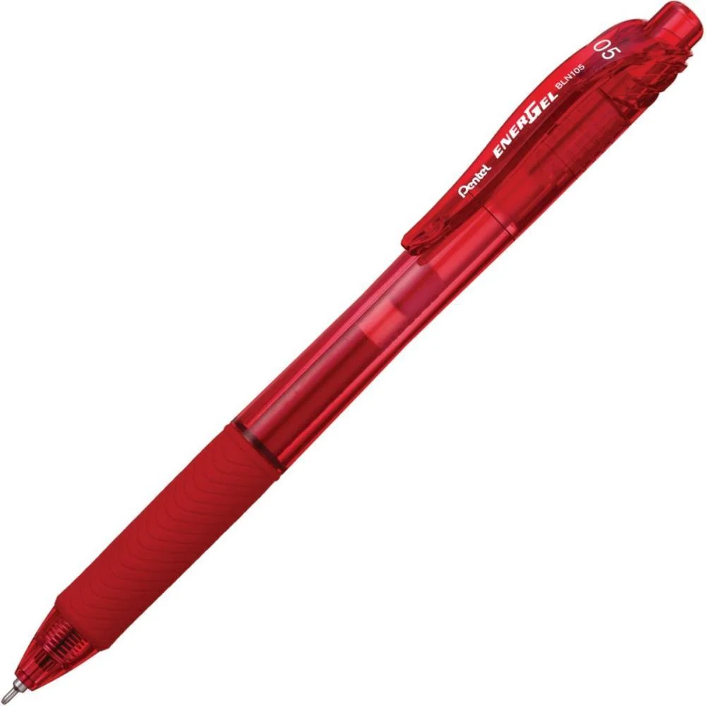 Caneta Gel Energel Retratil 0.5Mm Verm Pentel (Cx.c/12)