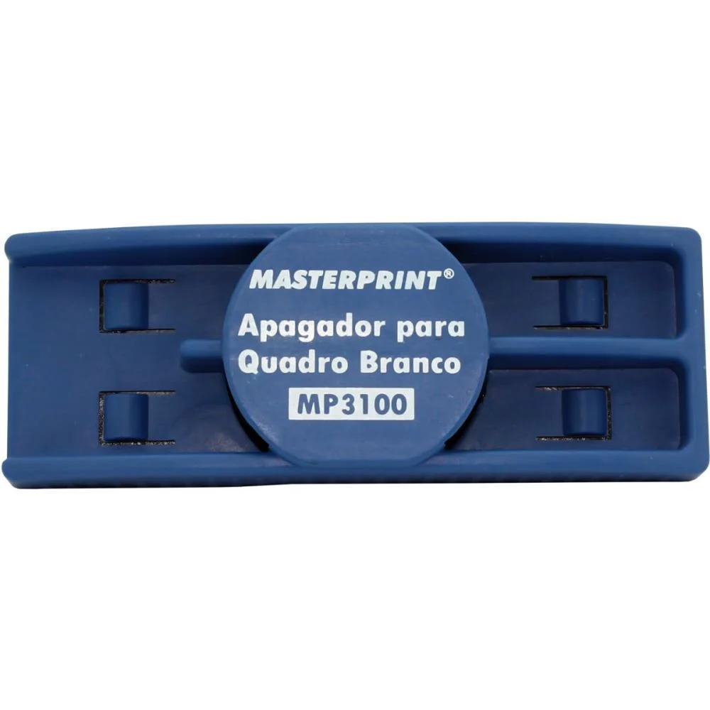 Apagador Quadro Branco Mp 3100 Azul C/Deposito/ Ima Masterprint (Unidade)