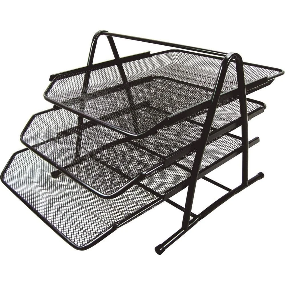 Caixa Correspondencia Tripla Aramado Preto Kit (Unidade)