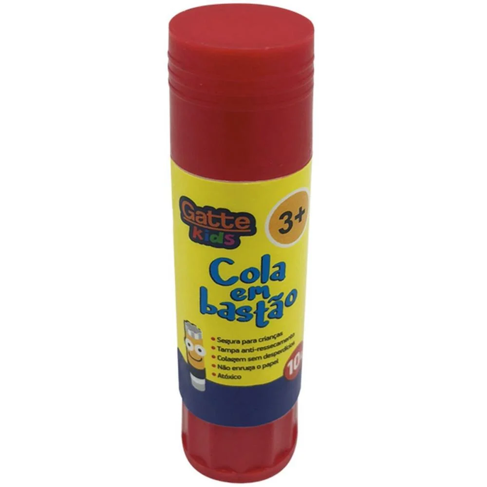 Cola Em Bastao Gatte Kids 10G Make+ (Pct.c/12)