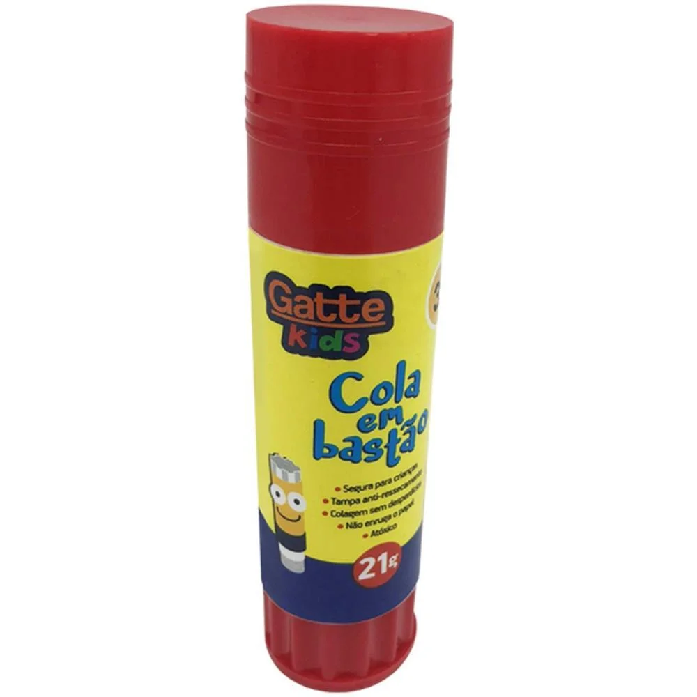 Cola Em Bastao Gatte Kids 21G Make+ (Pct.c/12)