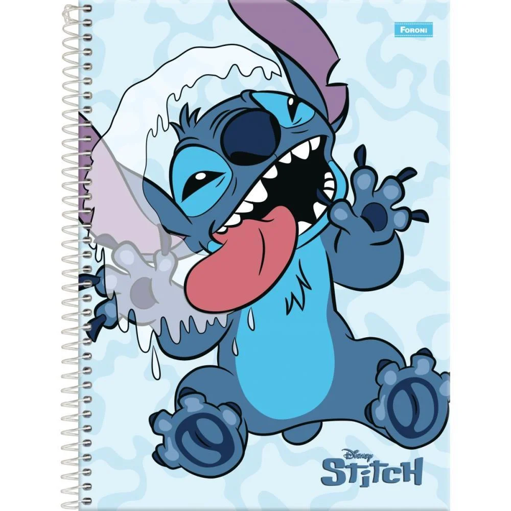 Caderno 10X1 Capa Dura Stitch 160F Foroni (Pct.c/04)