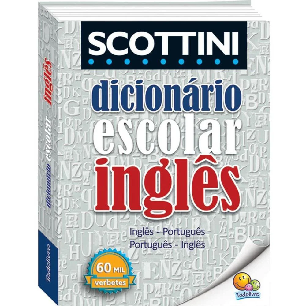 Dicionario Ingles Scottini 60.000 Verbetes 656Pg Todolivro (Unidade)