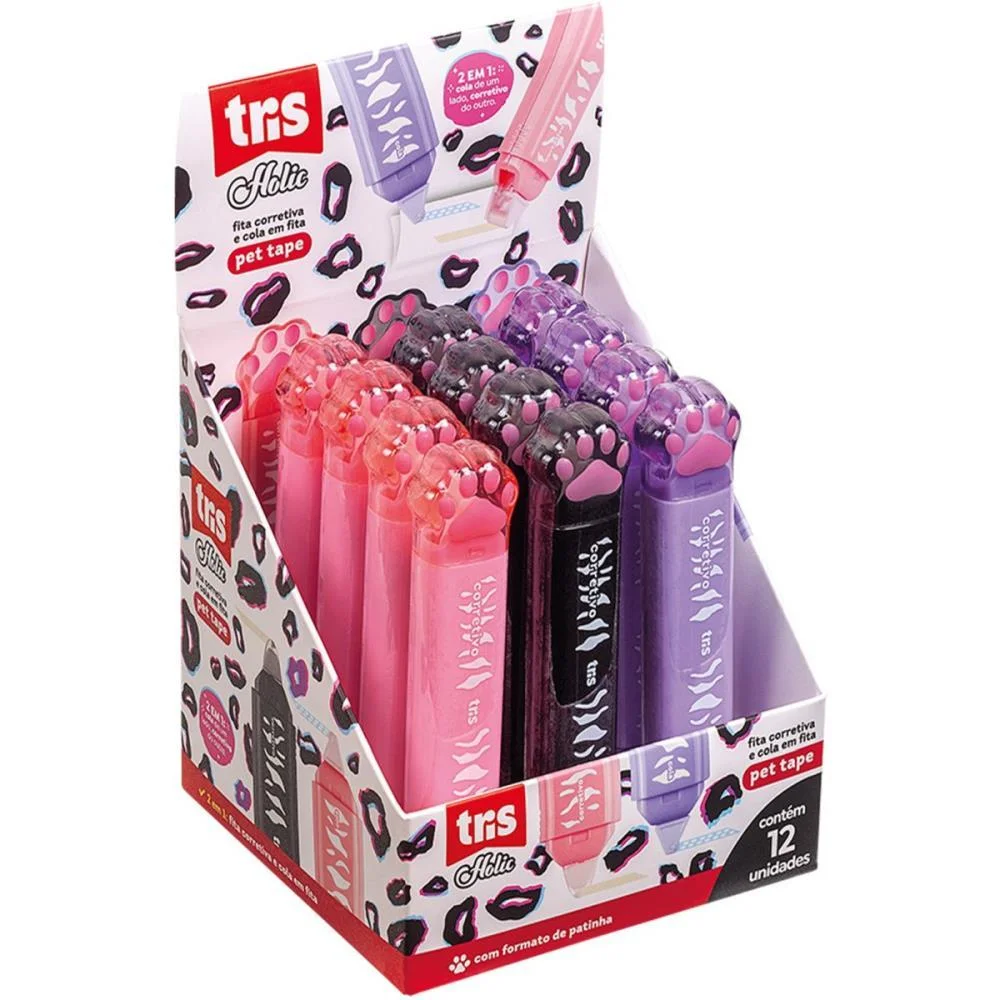 Corretivo Em Fita Pets Corretivo+Cola Tape 3Core Summit (Dp.c/12)