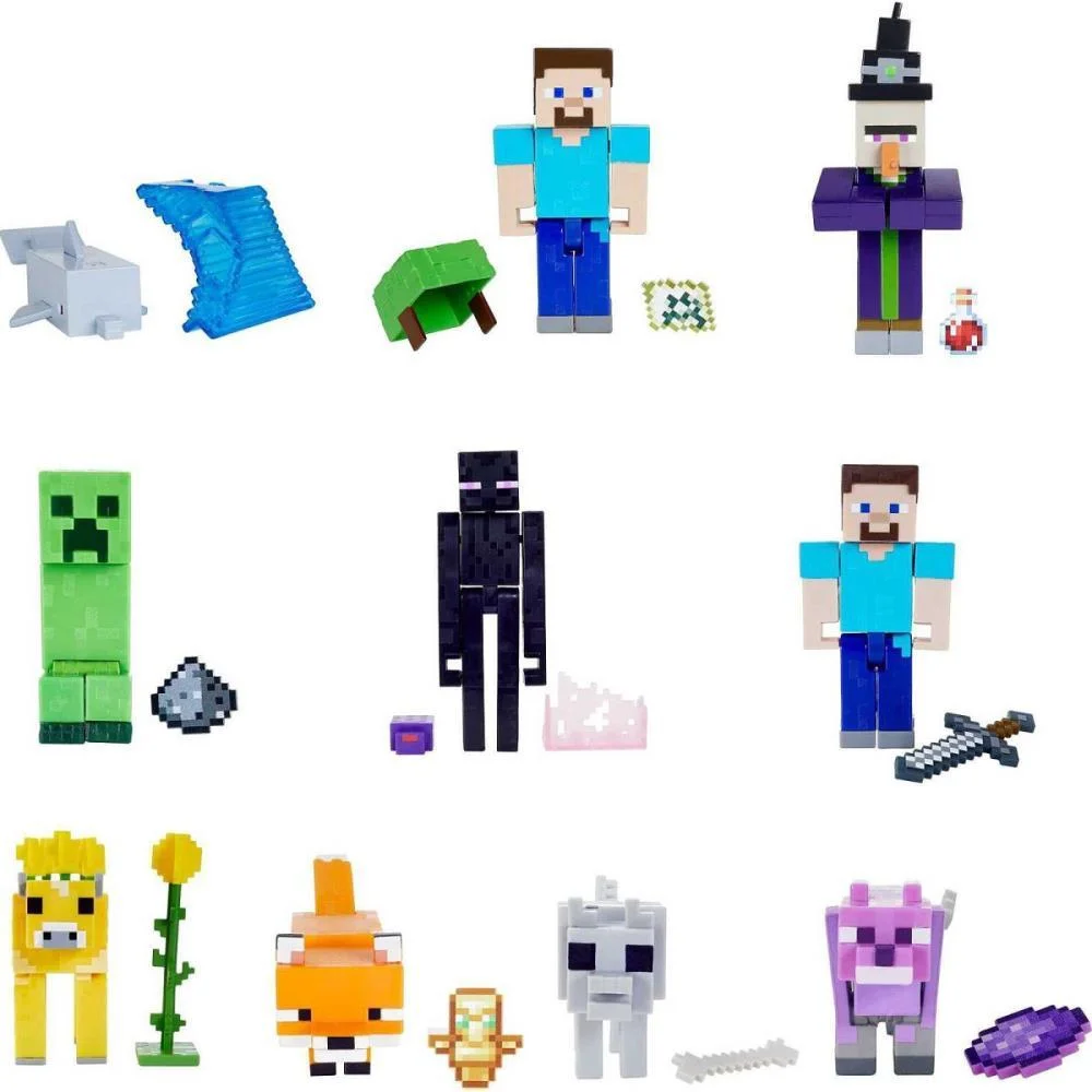 Boneco E Personagem Minecraft Vanilla Fig 8Cm (S) Mattel (Unidade)