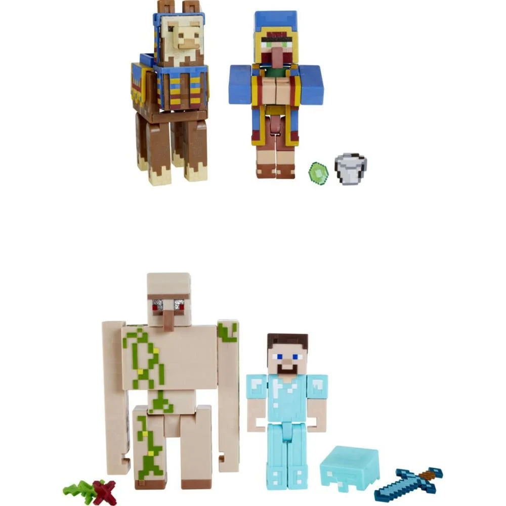 Boneco E Personagem Minecraft 2-Pack Fig. 8Cm (S) Mattel (Unidade)