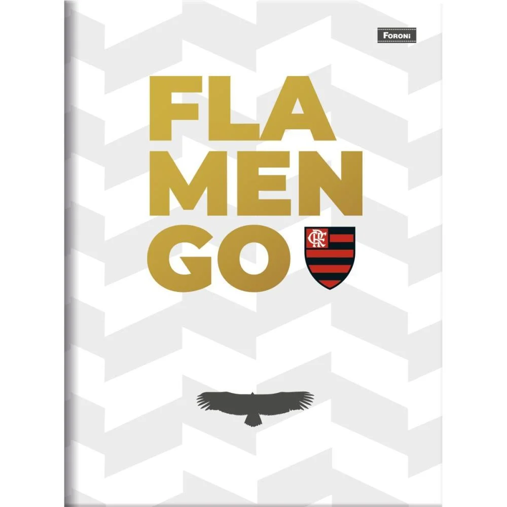 Caderno Brochurao Capa Dura Flamengo 80F Foroni (Pct.c/05)