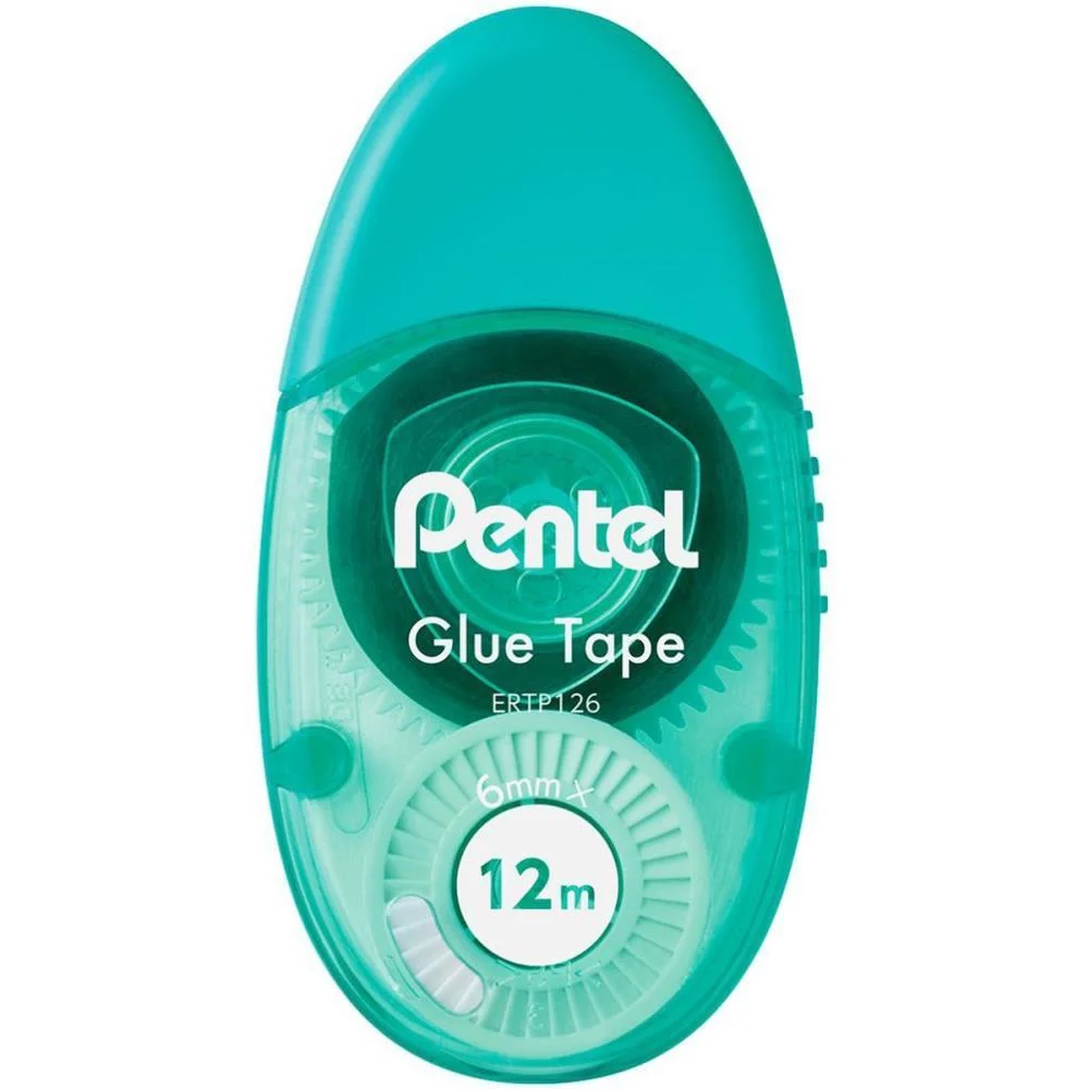 Cola Em Fita Glue Tape 6Mmx12M Verde Pentel (Blister)