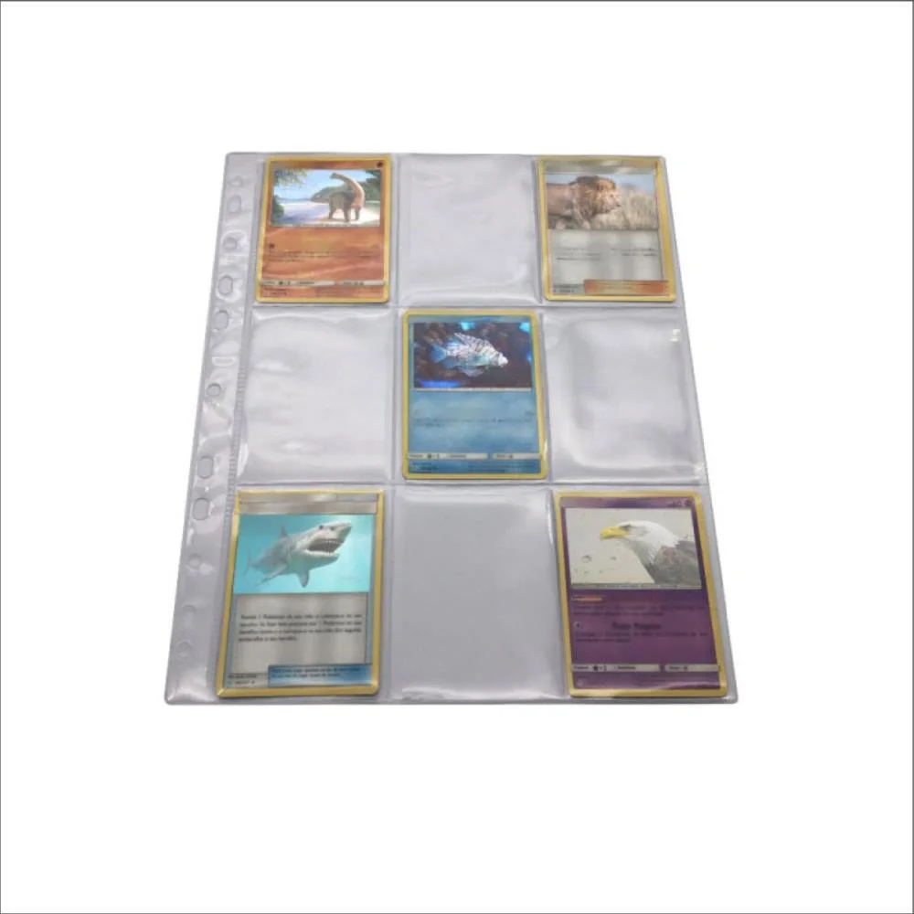 Envelope Plastico Cards Refil Pvc 9 Bolsos Romitec (Pct.c/10)