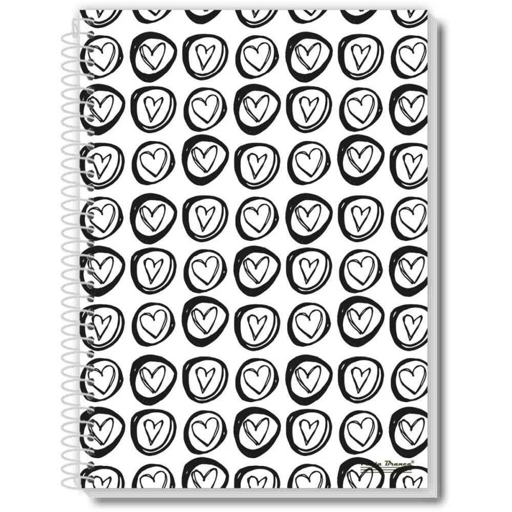 Caderno 10X1 Capa Dura Loop 160Fls. Pauta Branca (Pct.c/05)