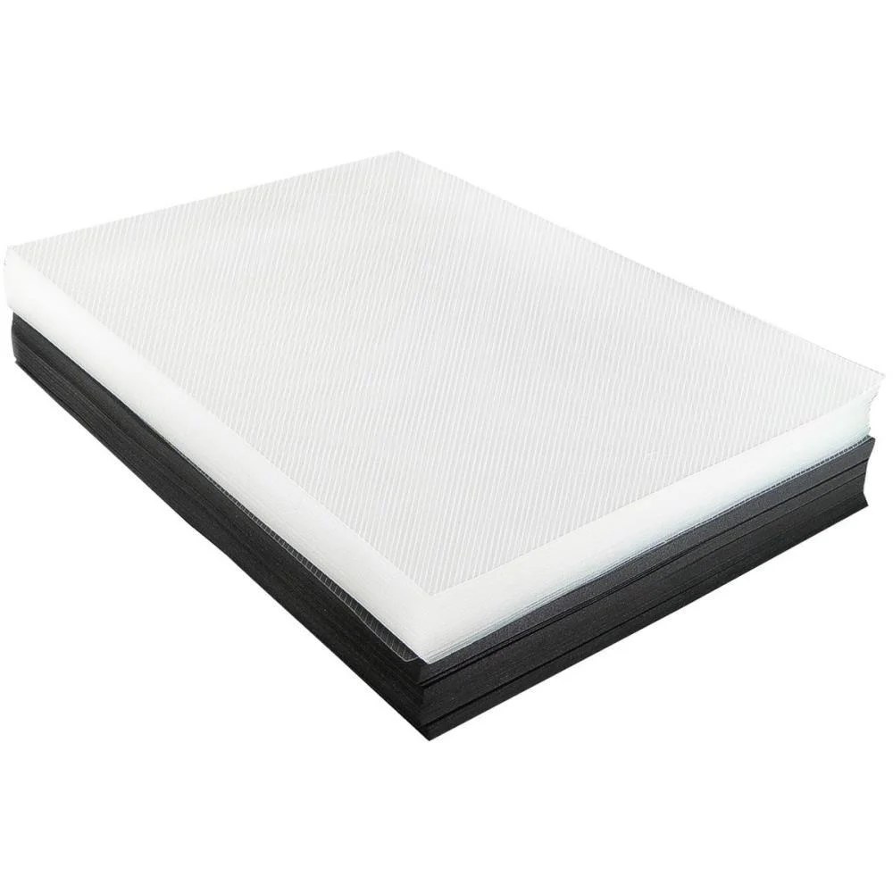 Capa Para Encadernacao A4 50 Transp Line + 50 Preto Mares (Kit)
