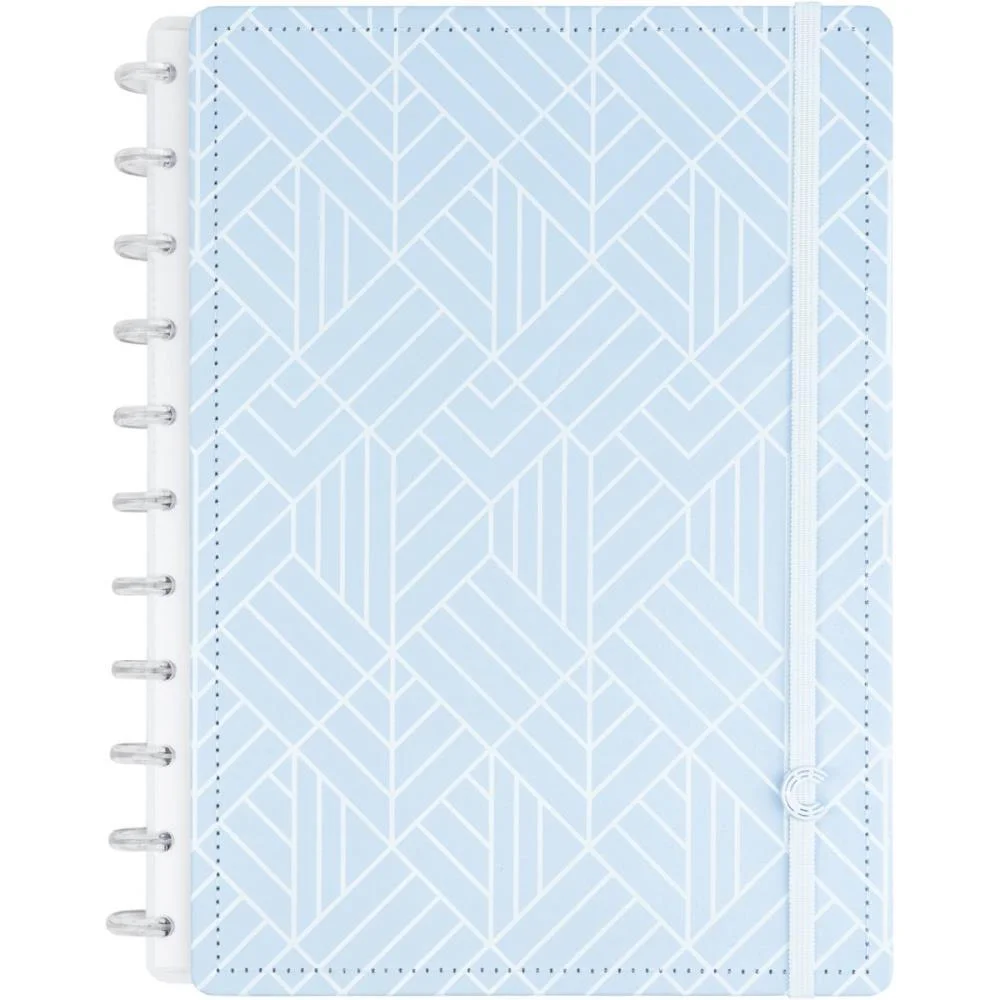 Caderno Inteligente Grande Ice Blue 80Fls 215X280Mm Caderno Inteligente (Unidade)