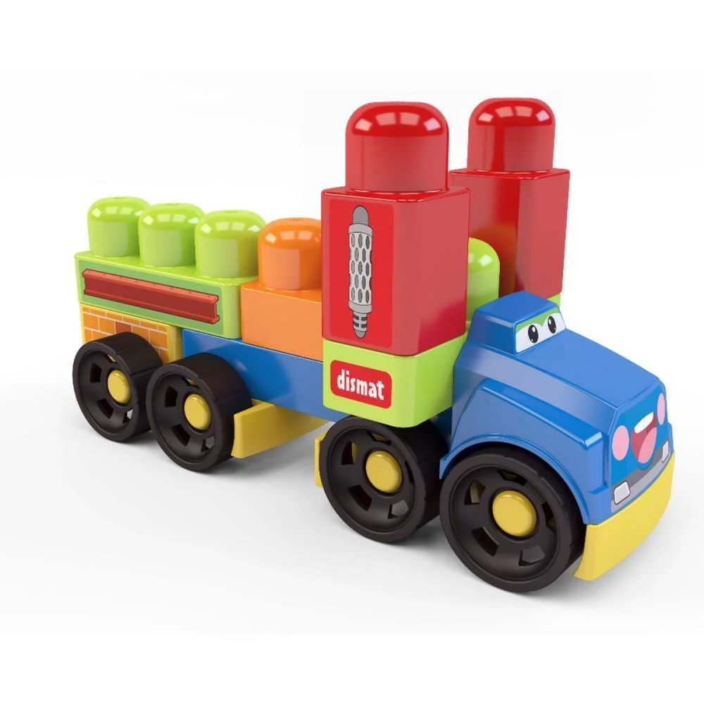 Brinquedo Para Montar Super Truck Da Blocolandia Dismat (Unidade)