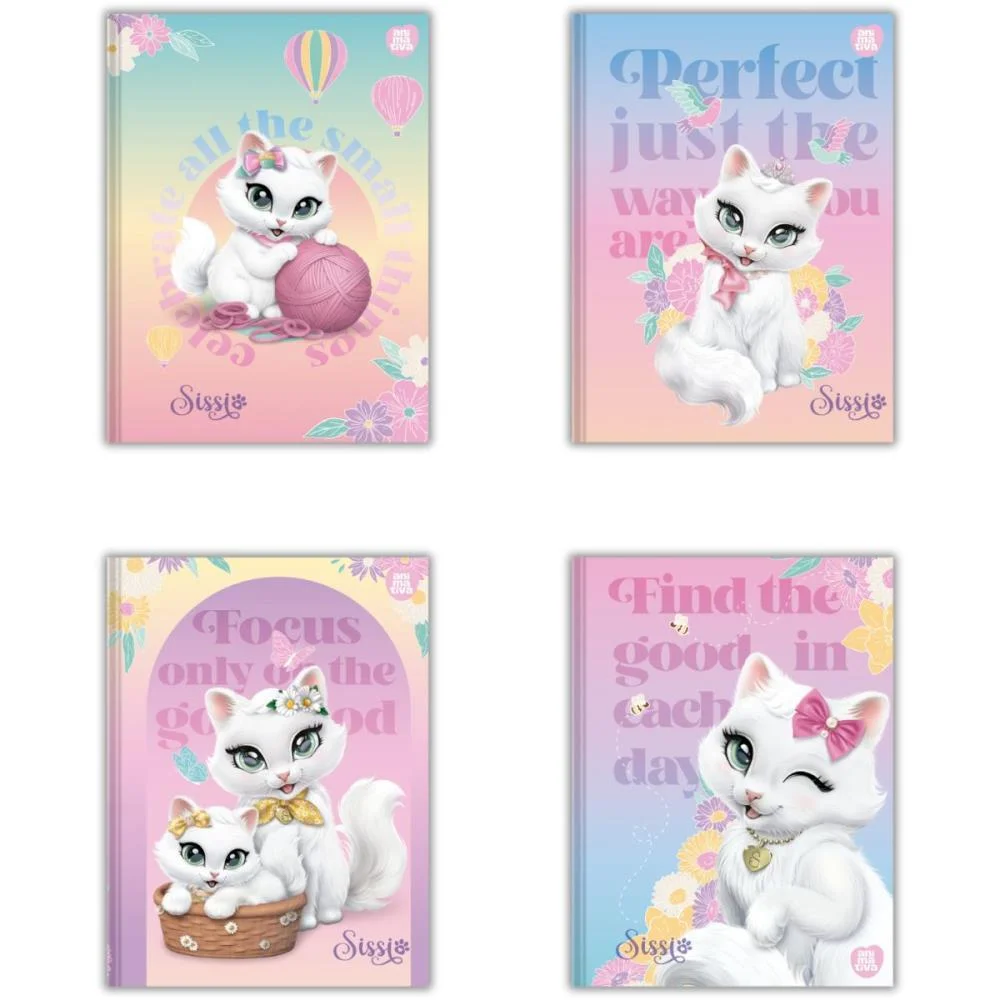 Agenda Permanente Sissi Baby 64F.120X160Mm Animativa (Pct.c/10)