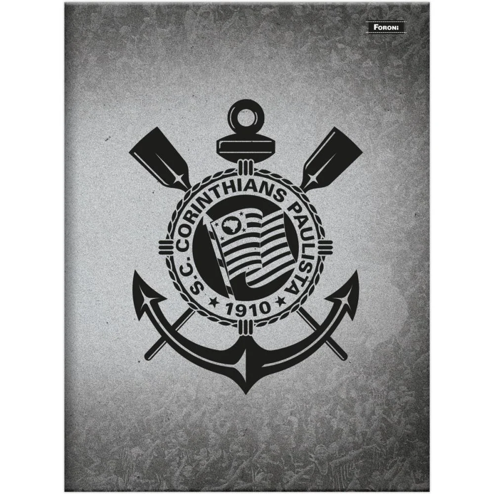 Caderno Brochurao Capa Dura Corinthians 80F Foroni (Pct.c/05)