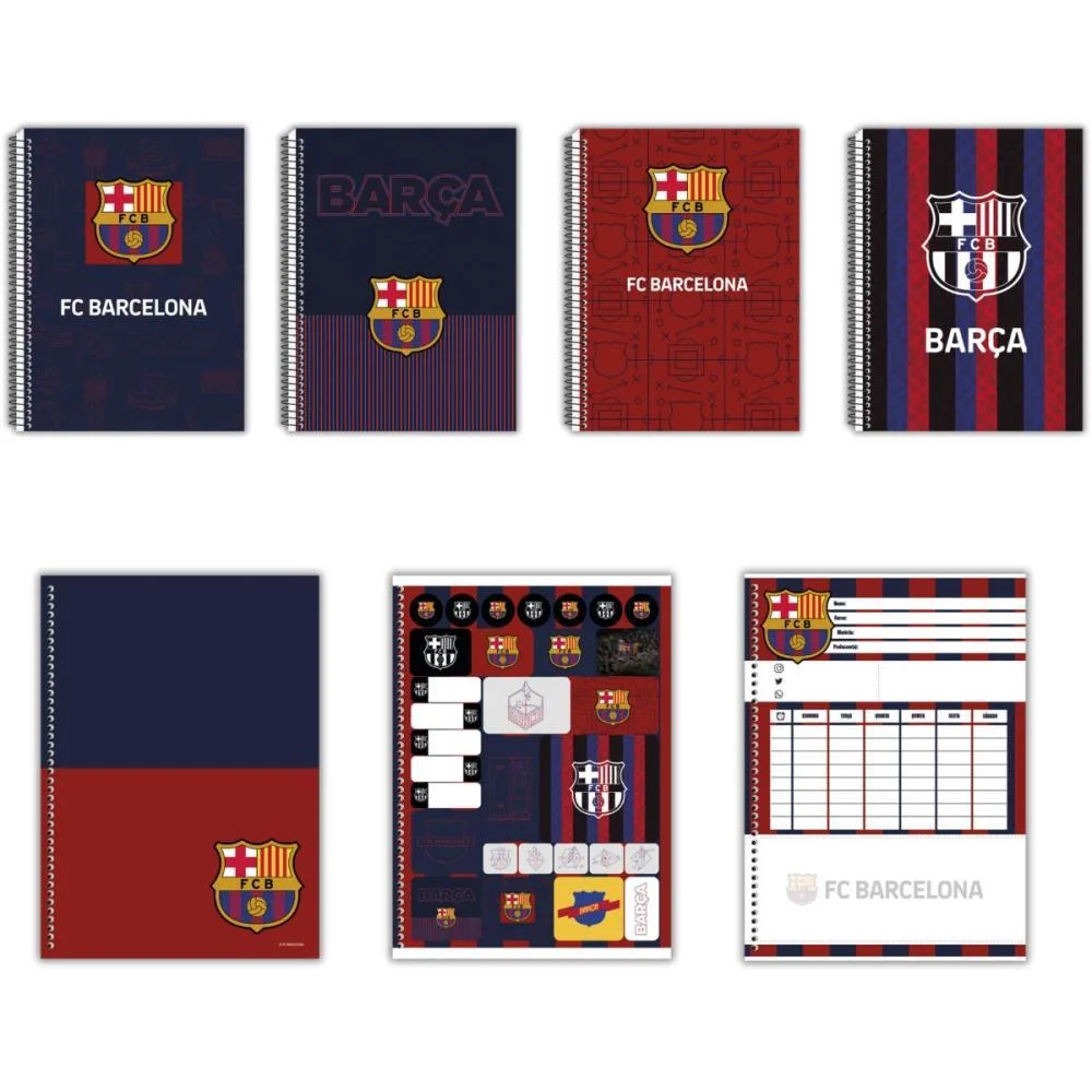 Caderno 01X1 Capa Dura Barcelona 80F Animativa (Pct.c/04)