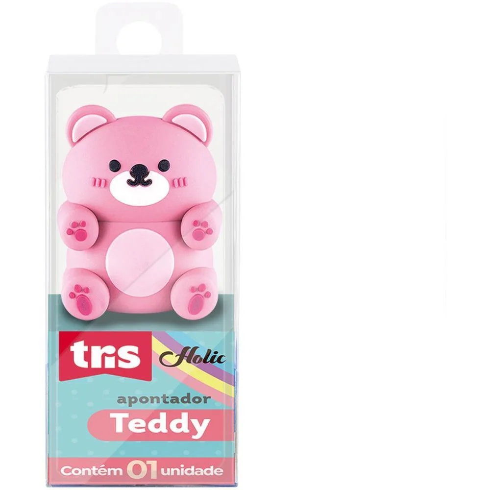 Apontador Com Deposito Tris Teddy 2 Cores Summit (Dp.c/12)