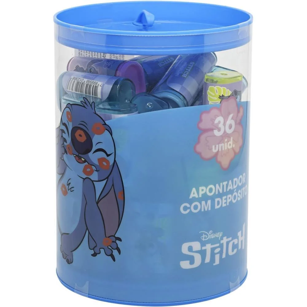 Apontador Com Deposito Stitch 4 Modelos Molin (Pote-36)