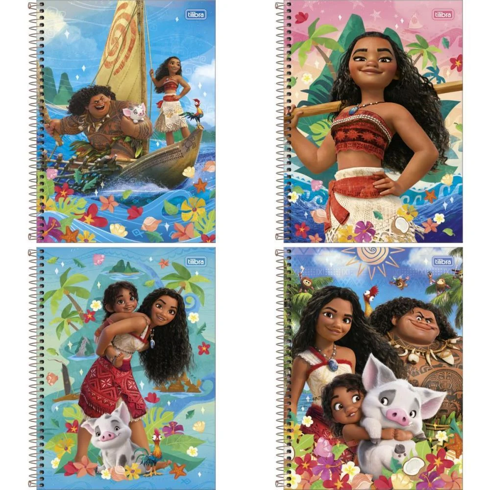 Caderno 01X1 Capa Dura Moana 80Fls Tilibra (Pct.c/04)