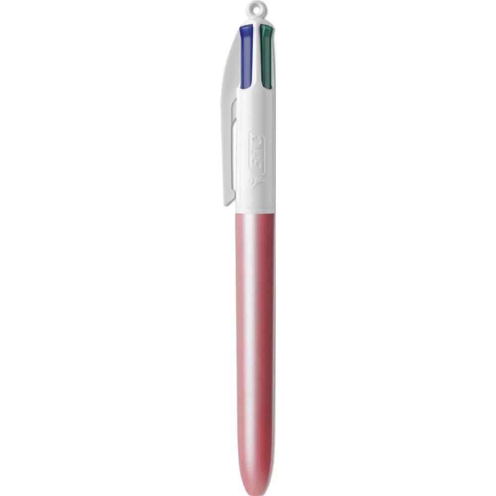 Caneta Esferografica 4 Cores Perolado Sortidas Bic (Cx.c/12)