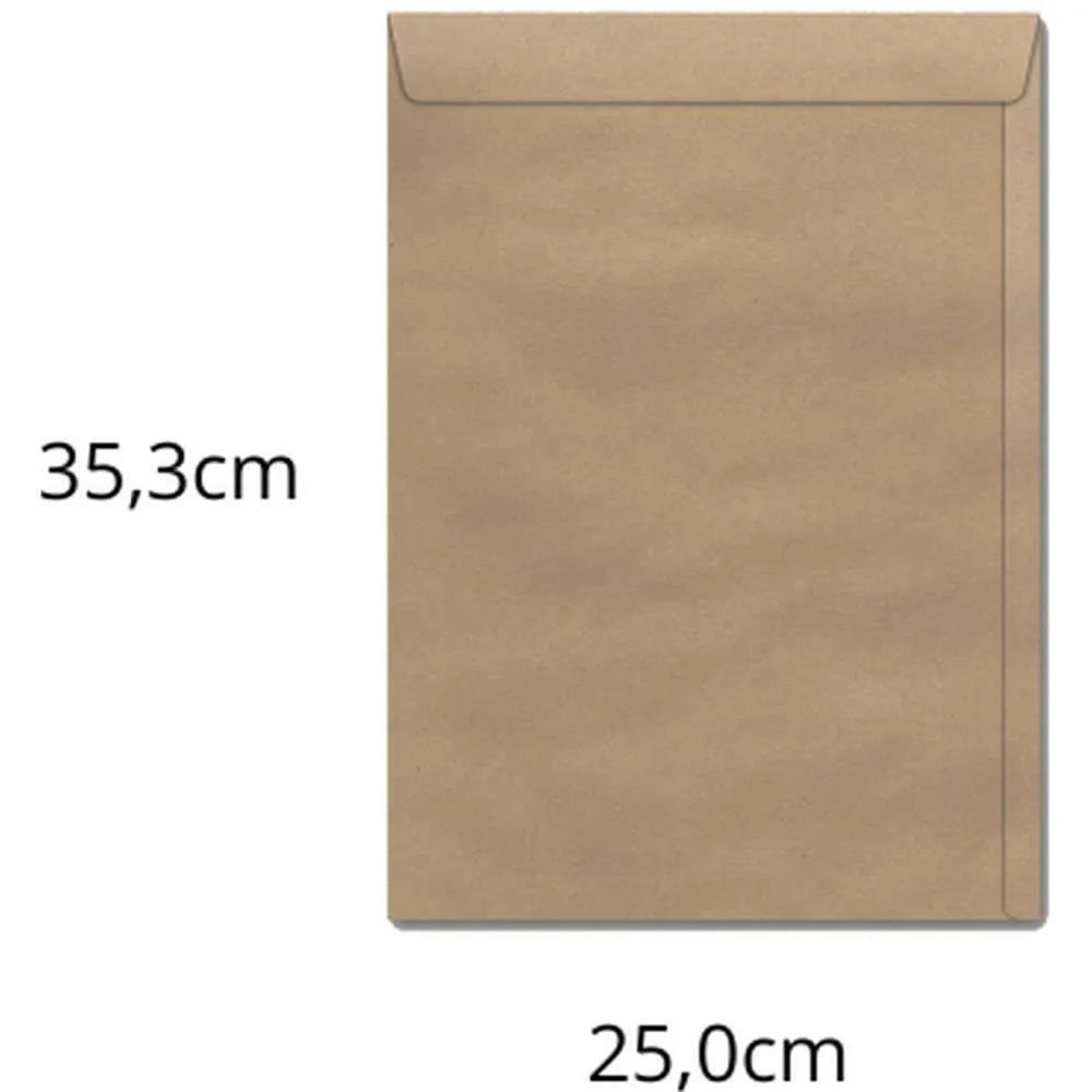Envelope Saco Natural 250X353 80Grs. Kn 35 Scrity (Cx.c/250)