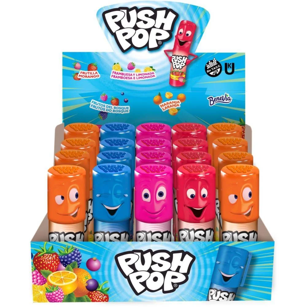 Doce Push Pop Tradicional Bazooka Candy (Dp.c/20)