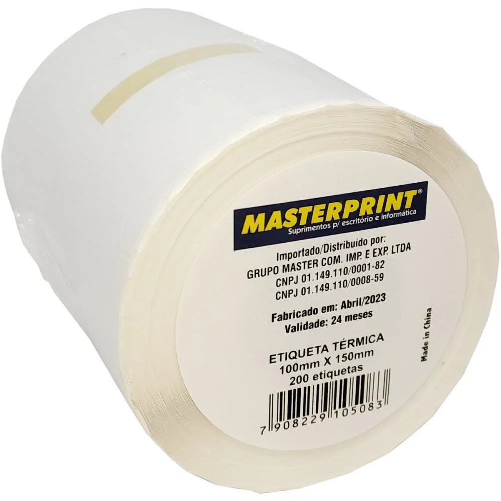 Etiqueta Adesiva E-Commerce 100X150Mm 200Etiq. Masterprint (Unidade)