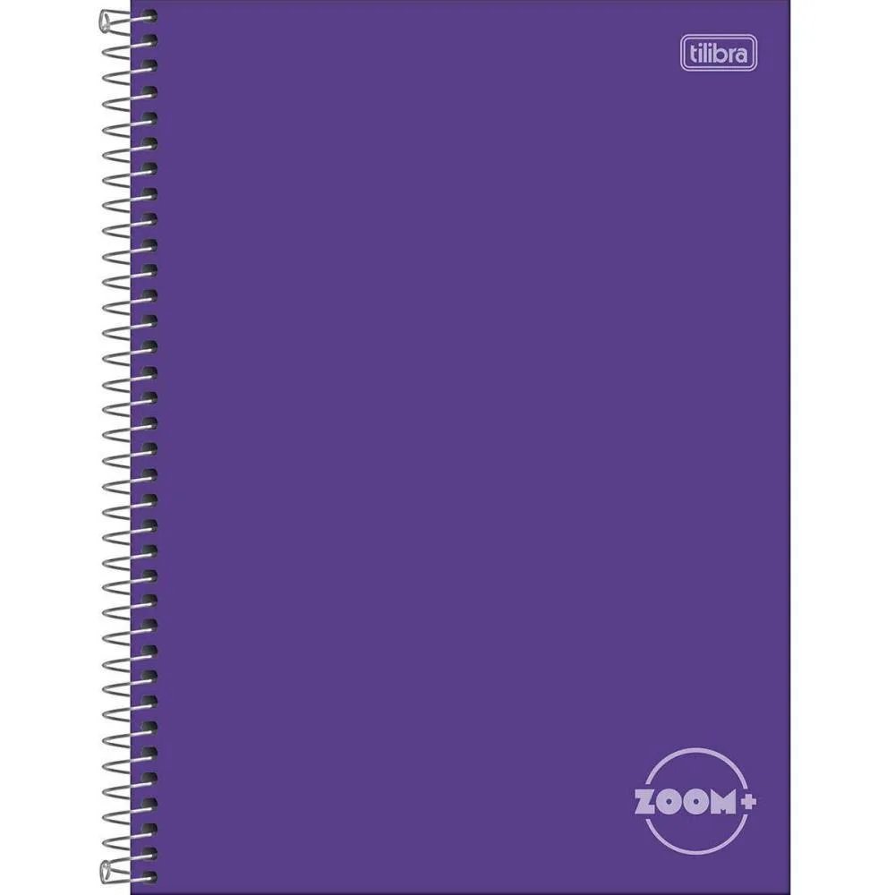 Caderno 01X1 Capa Dura Zoom+ 96 Folhas Roxo Tilibra (Pct.c/04)