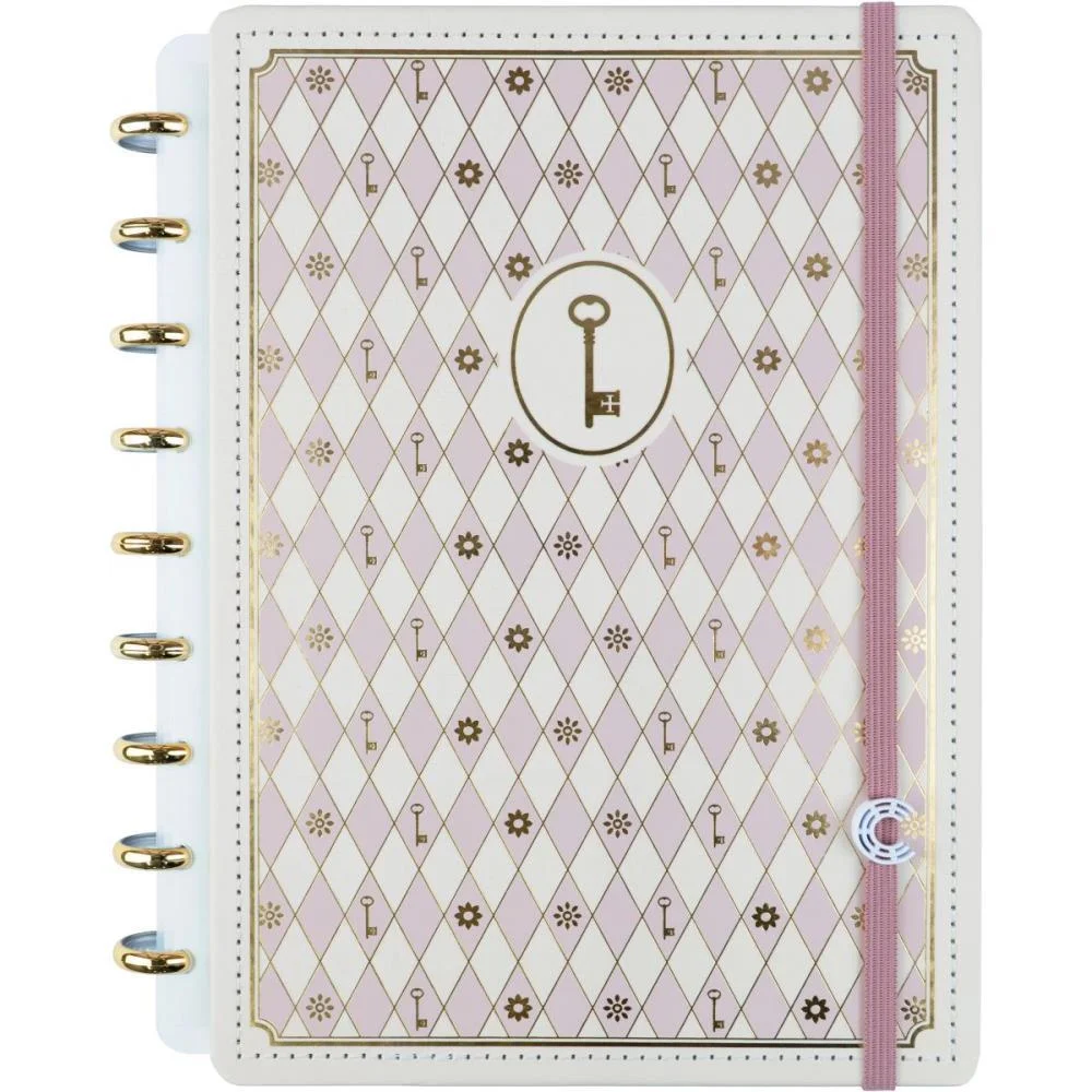 Caderno Inteligente Medio Isa Akkari Rose Key 80Fls Caderno Inteligente (Unidade)