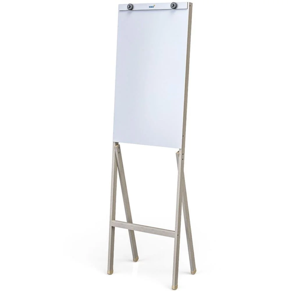 Cavalete Para Flip-Chart Mdf Slim Branco 1,80M Stalo (Unidade)