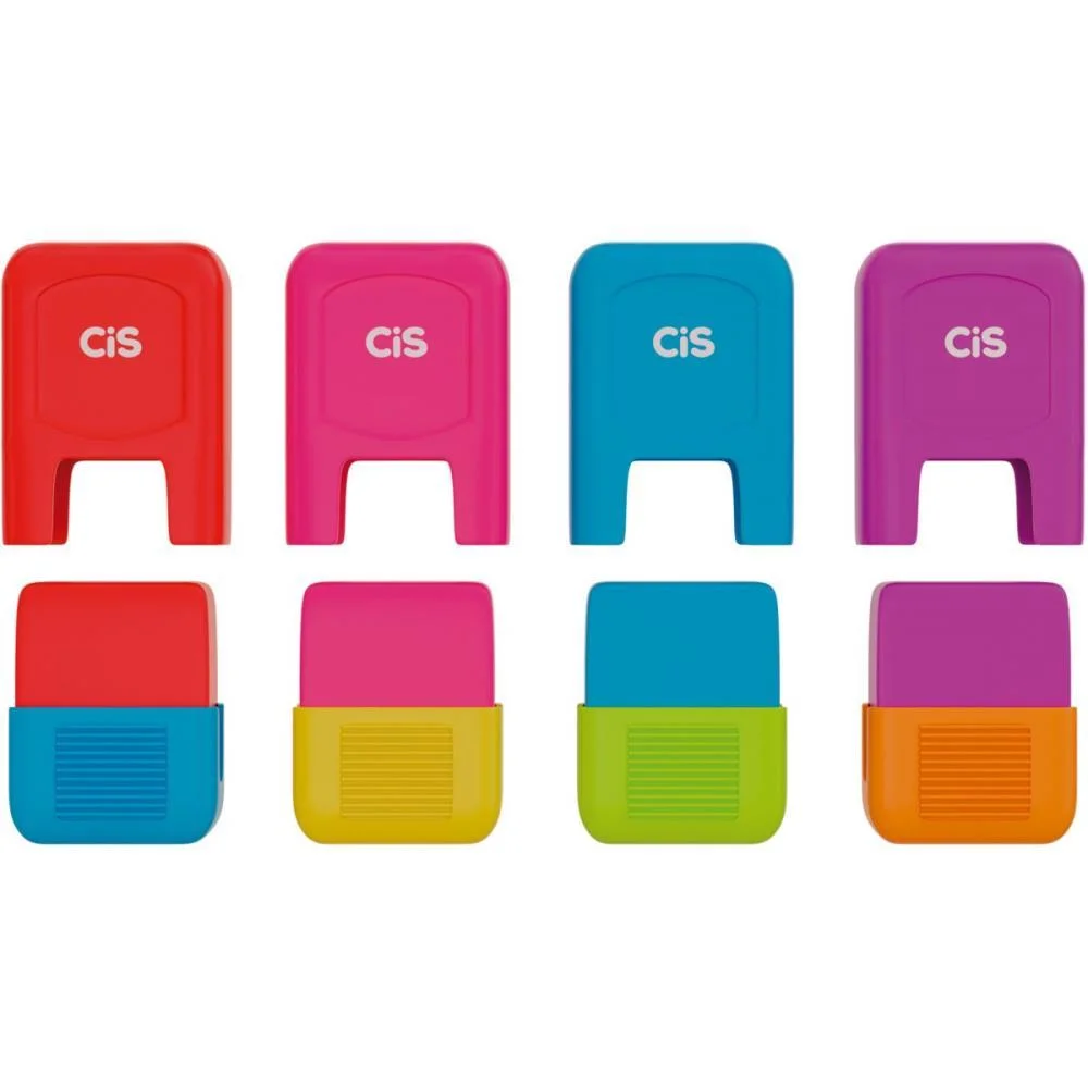 Borracha Colorida Cis Club C/Case Cores Sortidas Sertic (Dp.c/20)
