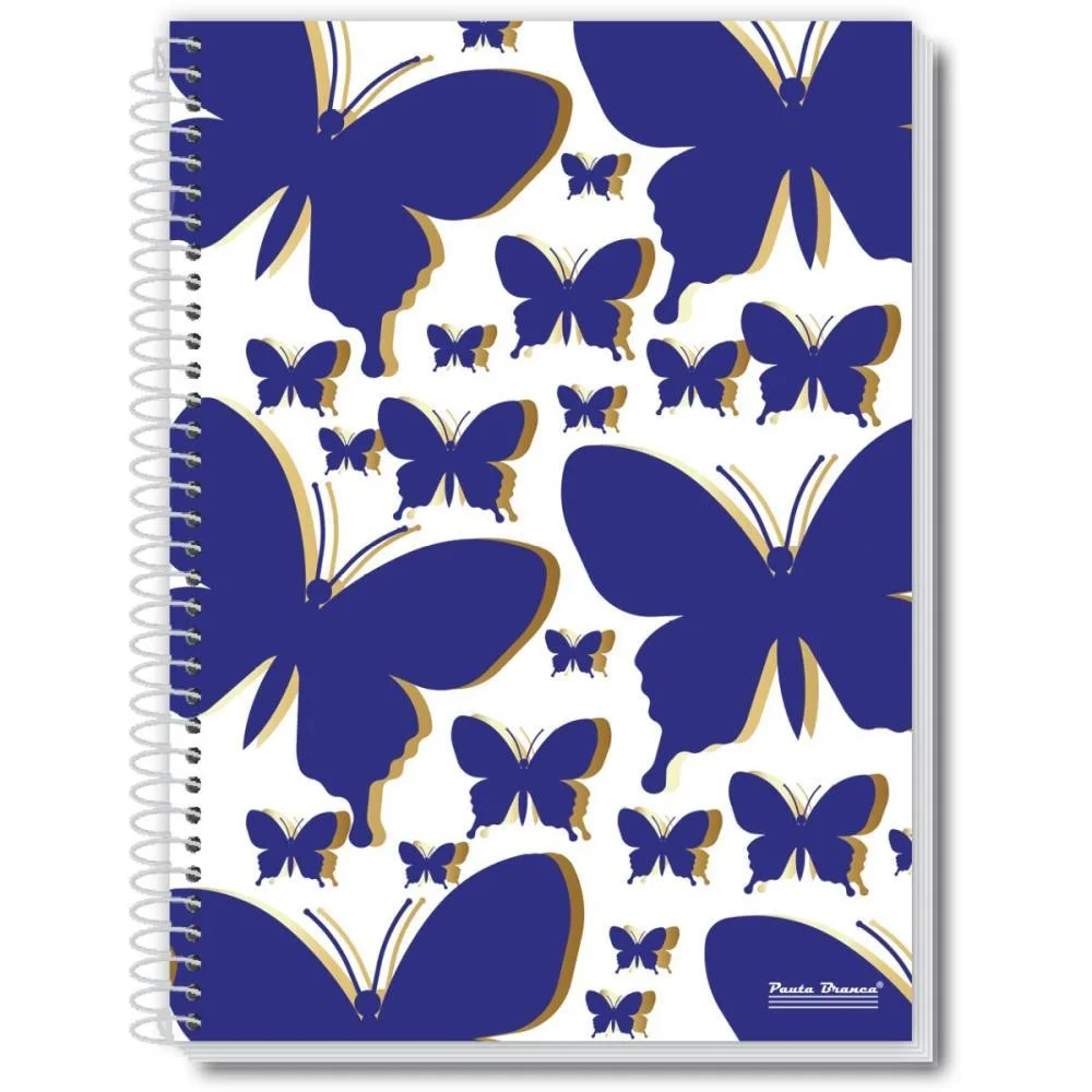 Caderno 01X1 Capa Dura Fly 80Fls. Pauta Branca (Pct.c/03)